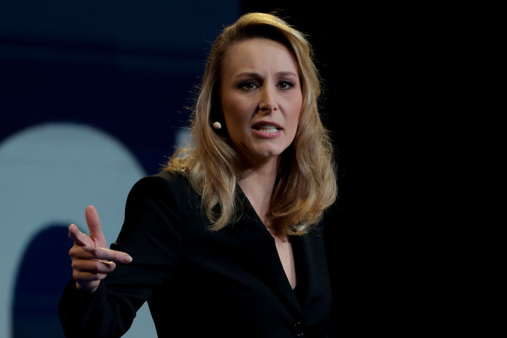 French MEP Marion Maréchal of the Identity-Liberty party has expressed interest in forming a broad right-wing front with Marine Le Pen's National Rally. (Photo by Jean Catuffe/Getty Images)
