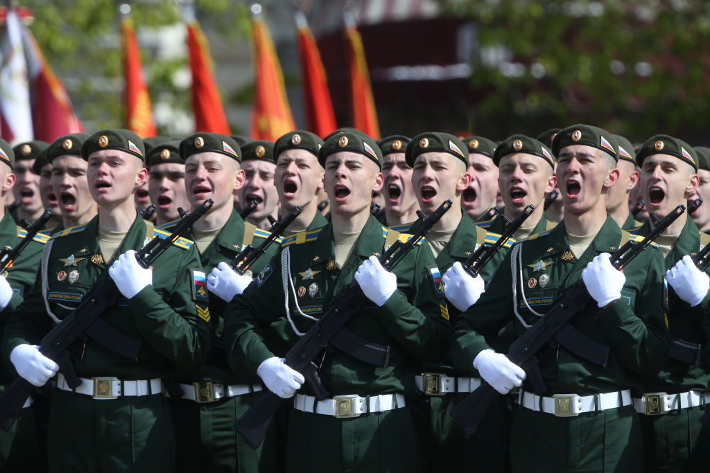 The Russian army, soldiers paid $60,000 a year, fight and die, and more die, but they still don't lose (Photo by Contributor/Getty Images)