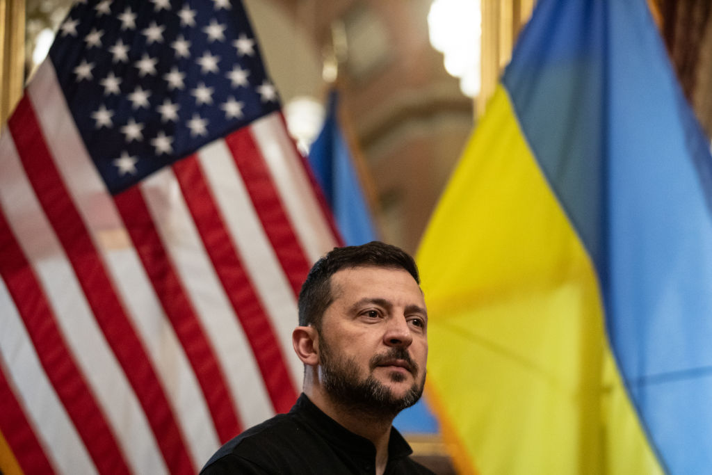Zelensky: a dose of magical thinking and a certain distance between the real and the unreal (Photo by Anna Rose Layden/Getty Images)
