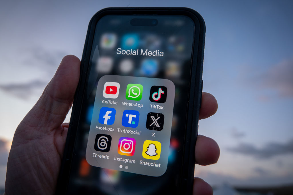 The European Commission requested information on October 2 from YouTube, Snapchat and TikTok on the parameters used by their algorithms to recommend content to users and their role in amplifying some systemic risks. (Photo by Matt Cardy/Getty Images)