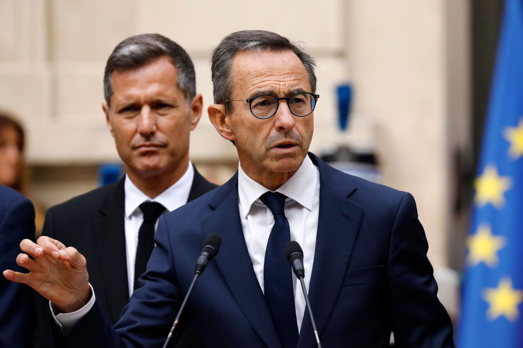 France's Interior Minister, Bruno Retailleau, has announced plans to abolish the country's 2012 migrant regularization program.(Photo by Antoine Gyori - Corbis/Corbis via Getty Images)