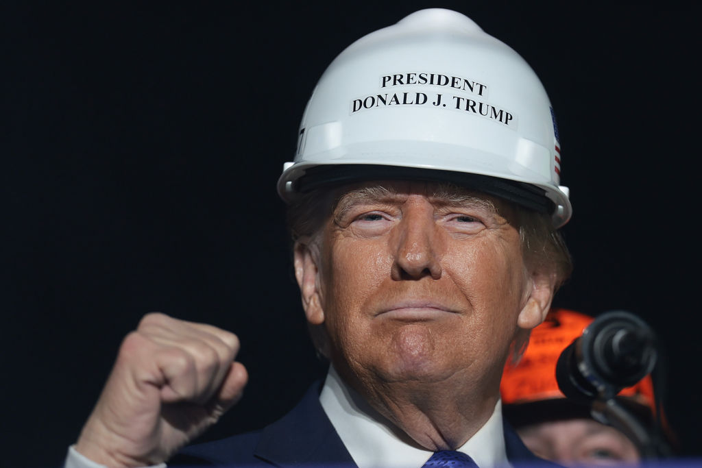 And now President Trump? 'The American president has the power to bend the arc of history' (Photo by Win McNamee/Getty Images)