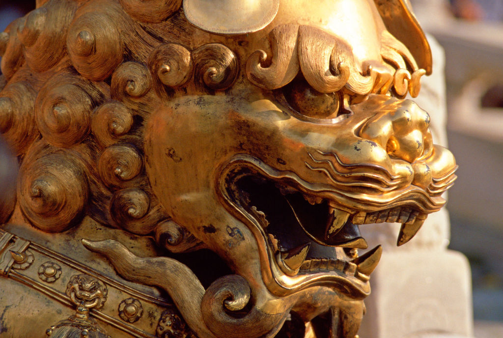 A Chinese dragon, charming until you know it wants to eat your politics, your culture, your identity, your information, your values (Photo by Tim Graham/Getty Images)