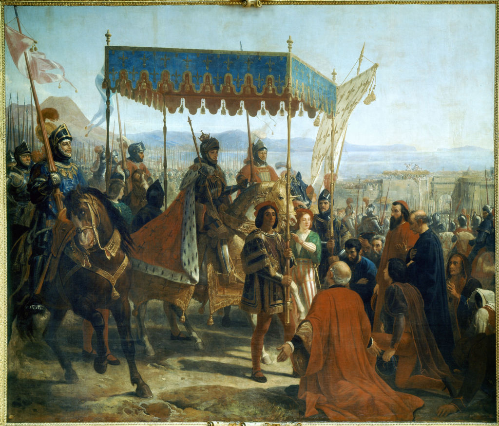 King Charles VIII of France entering Naples on 2nd May 1495. ( Photo by Mondadori Portfolio via Getty Images)