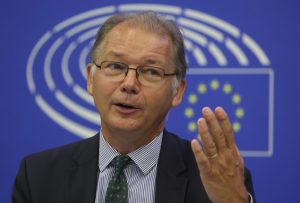 European Commission President Ursula von der Leyen has hired a former top dog within the Greens/EFA group to advise her on climate matters, a press release from the body has confirmed. (EPA-EFE/JULIEN WARNAND)