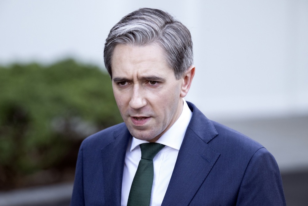 The Harris campaign in Ireland has seen its polling collapse after a series of public gaffs went viral online. (EPA-EFE/RON SACHS / POOL)