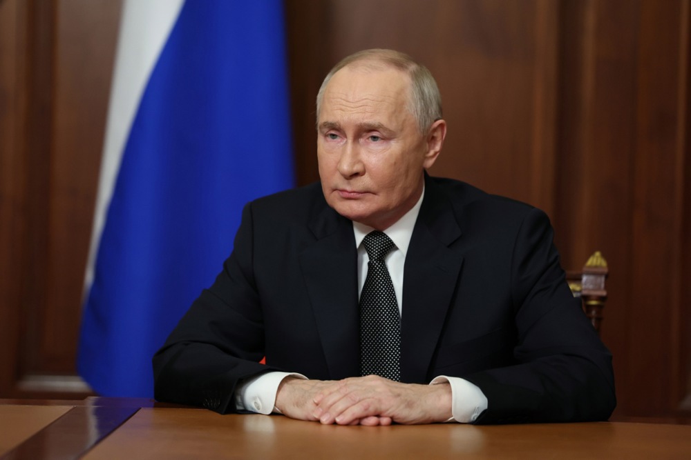 In a televised address late on November 21, Vladimir Putin declared that the Ukraine conflict has escalated into a “global” confrontation, directly blaming the West for fueling the fire. EPA-EFE/VYACHESLAV PROKOFYEV/SPUTNIK/KREMLIN POOL MANDATORY CREDIT