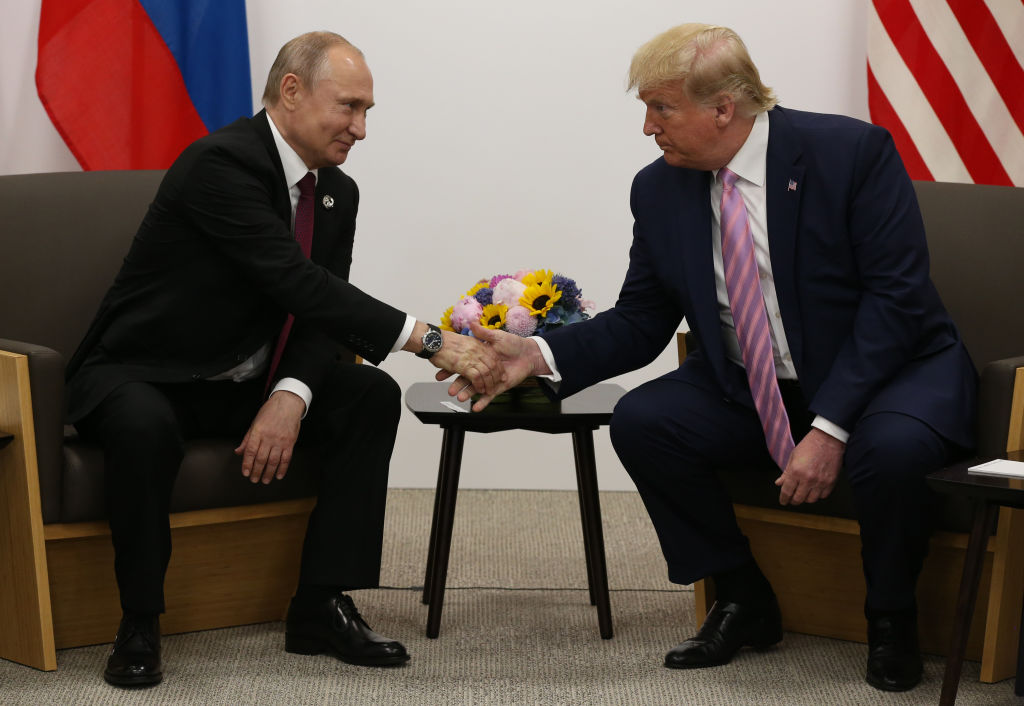Trump to Putin, here is the deal and 'the Kremlin should not behave like a jackass.' (Photo by Mikhail Svetlov/Getty Images)