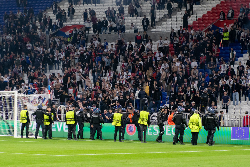 France Interior Minister Bruno Retailleau has announced heightened security with "exceptional measures" ahead of the Nation League football game between France and Israël. (Photo by RvS.Media/Basile Barbey/Getty Images)