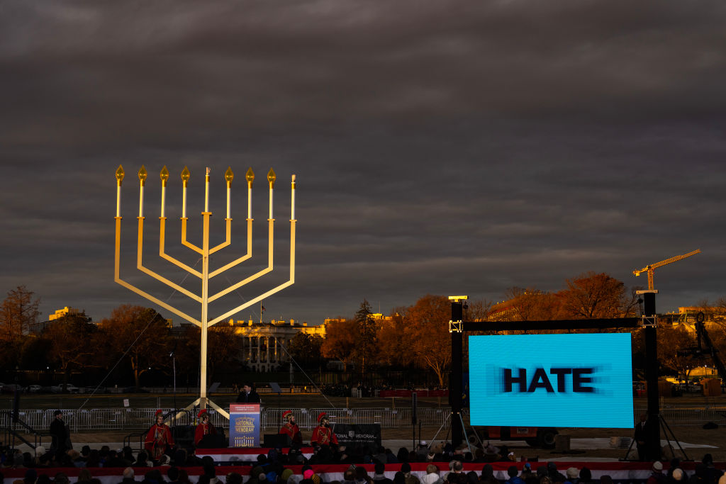 The Jews must ask themselves, who exactly is funding the hate? (Photo by Drew Angerer/Getty Images)