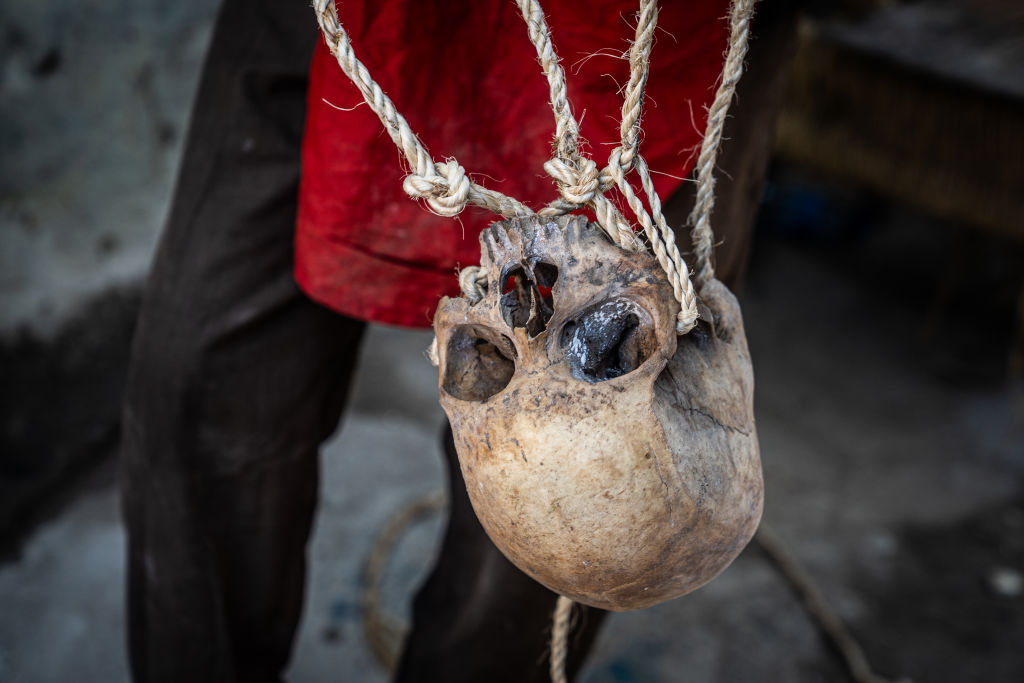 Forgetting the history, Macron? Haitian voodoo 2024, a belief born to ignite Haitians against French colonisers. (Photo by Giles Clarke/Getty Images)
