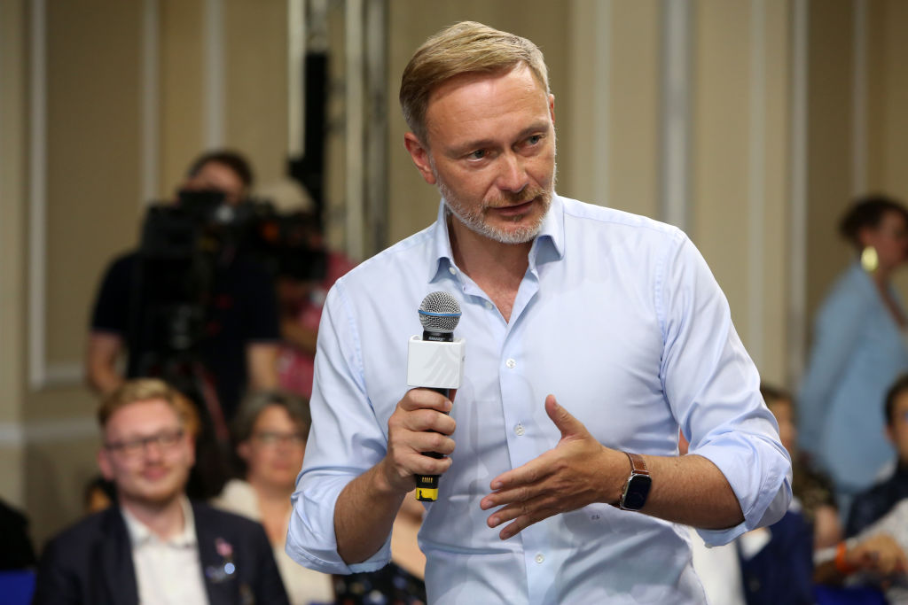 Yes, but maybe too late: Lindner is fighting electoral oblivion with a rediscovery of traditional FDP principles. (Photo by Adam Berry/Getty Images)