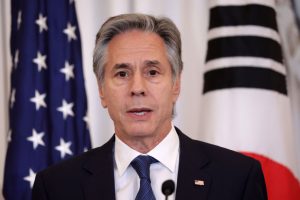 US Secretary of State Antony Blinken assured NATO on November 13 that the Biden administration would bolster its support for Ukraine in the few months before Donald Trump's return as president and would try to strengthen the alliance in that time. (Photo by Alex Wong/Getty Images)