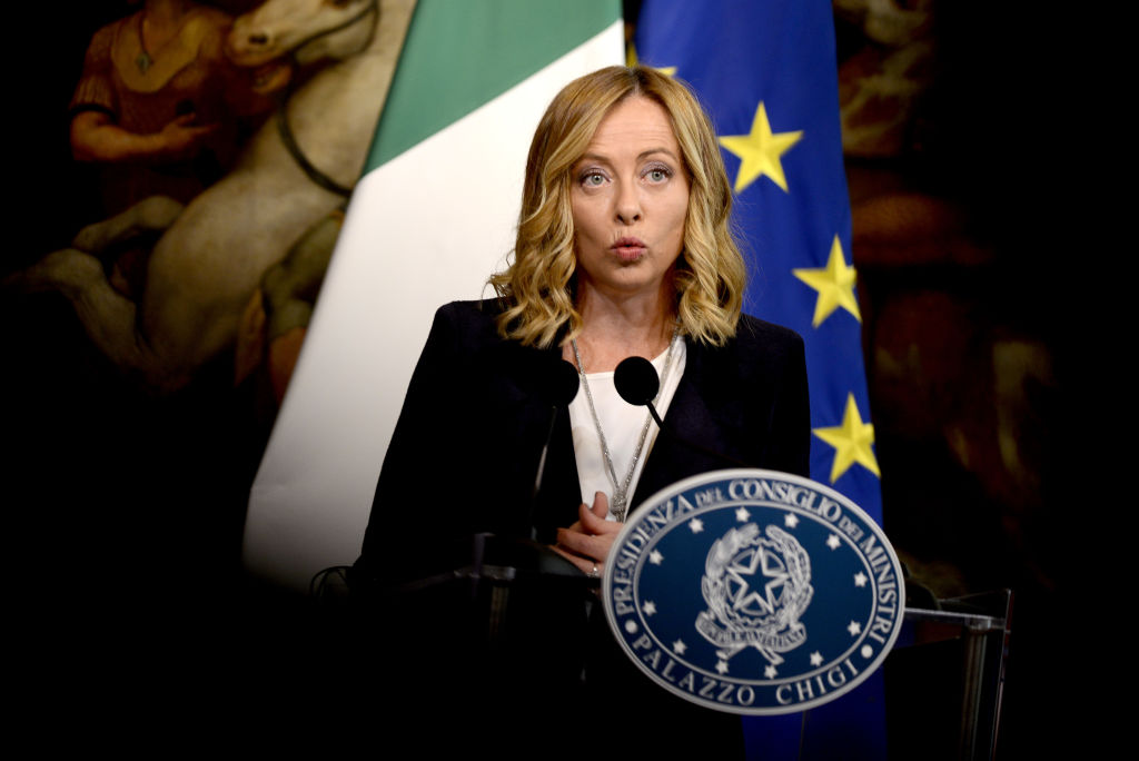 The EU must focus on setting its own house in order, Italian Prime Minister Giorgia Meloni said on November 8, citing tariffs, competitiveness and defence as the most pressing issues the bloc faces as it comes to terms with Donald Trump's election win. Photo by Simona Granati - Corbis/Corbis via Getty Images)
