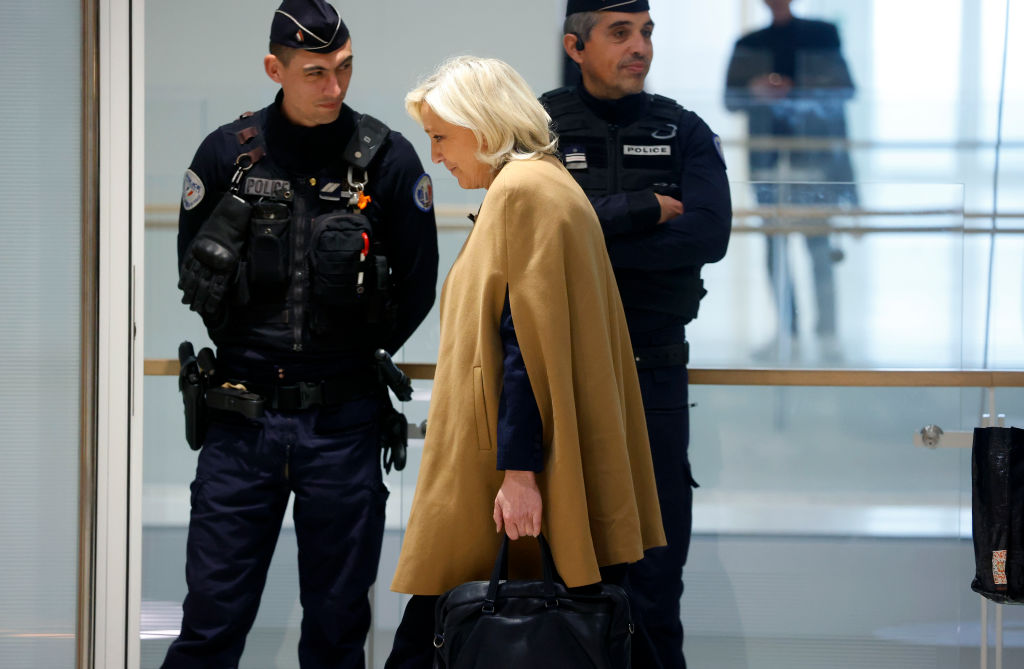 France's political landscape could shift as the hard-right Rassemblement National may be forced to choose a new frontrunner for the 2027 presidential election, with Marine Le Pen facing potential prison time and a ban from public office over alleged embezzlement of EU funds. (Photo by Chesnot/Getty Images)