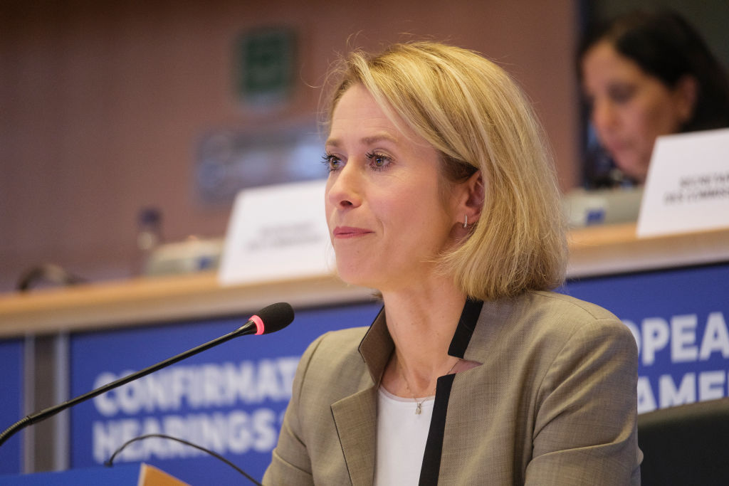 Kaja Kallas, the European Union's incoming foreign policy chief, cautioned on November 12 against making assumptions about what US President-elect Donald Trump would do in Ukraine and warned that isolationism had never worked for the United States. (Photo by Thierry Monasse/Getty Images)