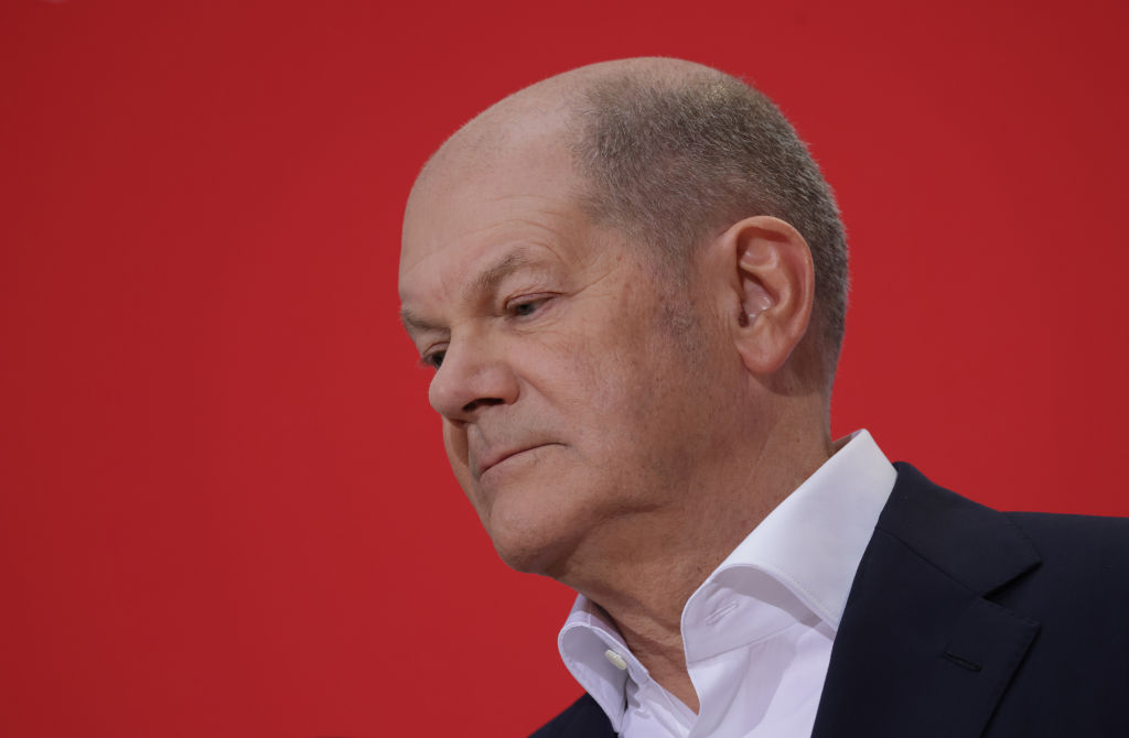 German Chancellor Olaf Scholz appears to be in serious political danger as both the centre-right Christian Democrats and hard-right Alternative for Germany (AfD) have extended their polling lead over his Social Democrats (SPD). (Photo by Sean Gallup/Getty Images)