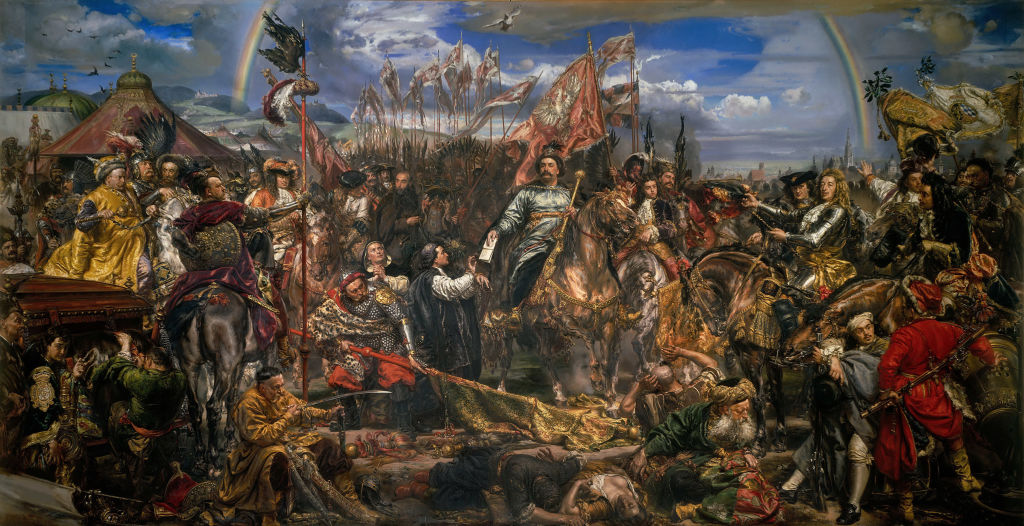 Courage, command and a victory for Christian civilisation: Jan III Sobieski sending message of victory to the Pope Innocent XI after the Battle of Vienna. (Photo by Fine Art Images/Heritage Images/Getty Images)