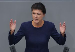 Sahra Wagenknecht, leader of the Sahra Wagenknecht Alliance (BSW). (Sean Gallup/Getty Images)