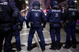Austrian police have forbidden anti-government protests in Vienna. (Christian Bruna/Getty Images)