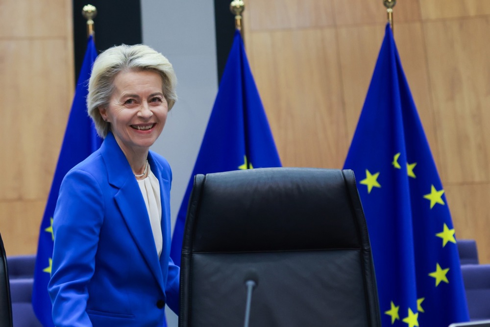 European Commission President Ursula von der Leyen arrived in Uruguay on December 5, signalling a last effort to finalize the long-delayed EU-Mercosur trade agreement. EPA-EFE/OLIVIER HOSLET