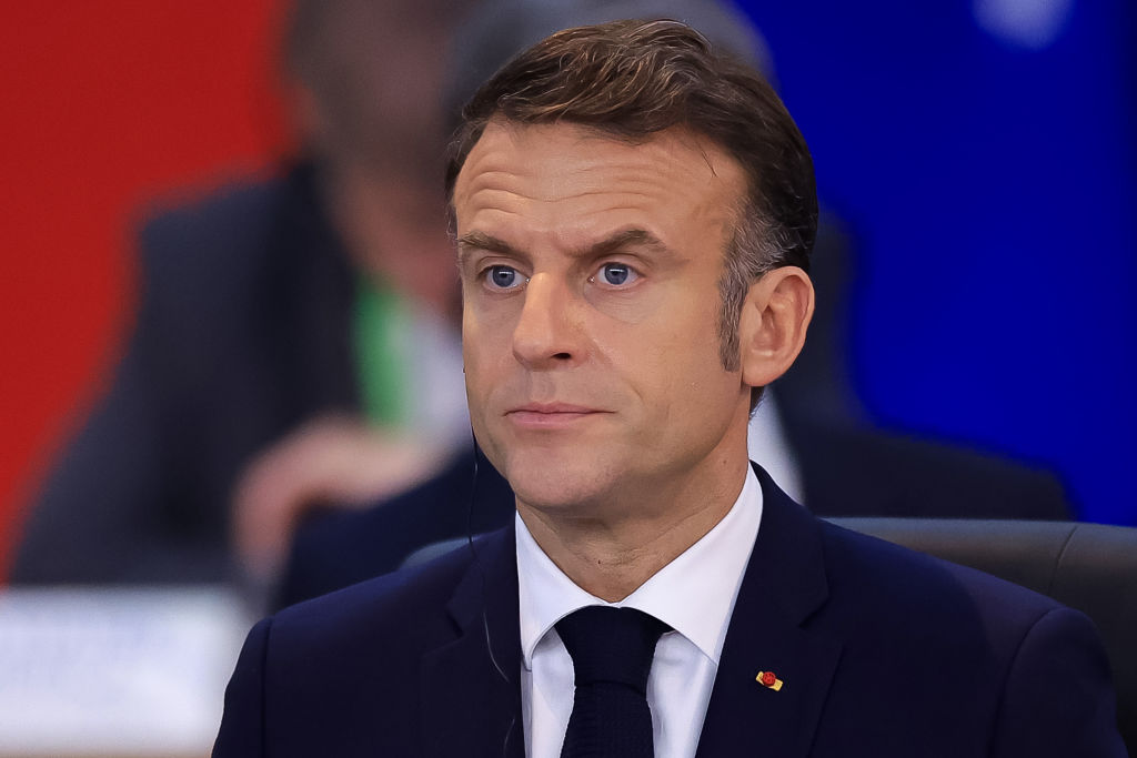 French President Emmanuel Macron met with allies and senior politicians on December 5 as he sought to swiftly appoint a new prime minister, a day after hard-right and leftist lawmakers toppled Michel Barnier's minority government. (Photo by Buda Mendes/Getty Images)