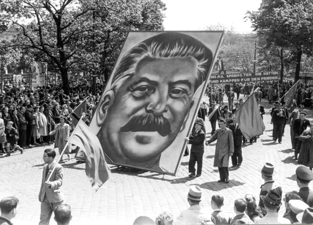A plaque honouring Josef Stalin's in Vienna will remain for now. (brandstaetter images/Votava via Getty Images)