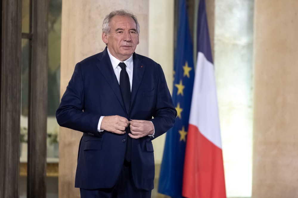 French centrist Prime Minister, François Bayrou, didn't hold back on his word regarding immigration in France, expressing the growing uneasys sentiment among citizens about the influx of migrants. EPA-EFE/CHRISTOPHE PETIT TESSON