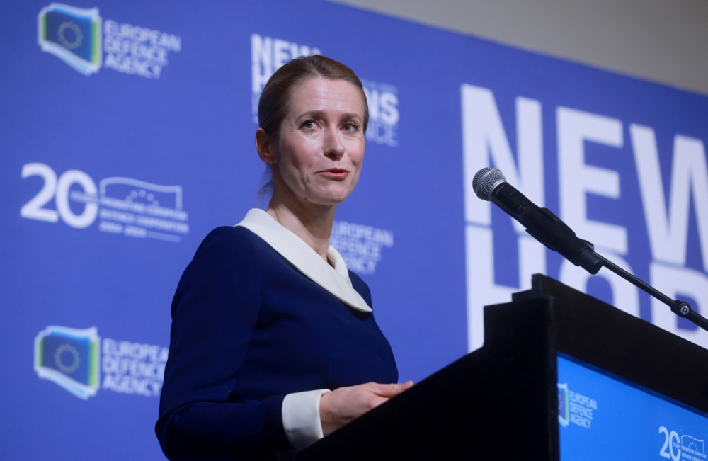The European Union is at risk of facing a direct attack from Russia as soon as 2028 if it fails to shore up its own defence, the bloc's foreign affairs tsar, Kaja Kallas has claimed. (EPA-EFE/OLIVIER HOSLET)