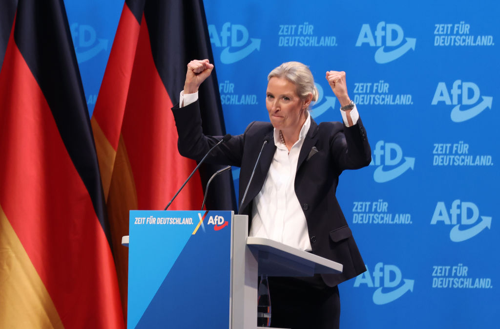 Alice Weidel, co-leader of the hard-right Alternative for Germany (AfD) party. (Sean Gallup/Getty Images)