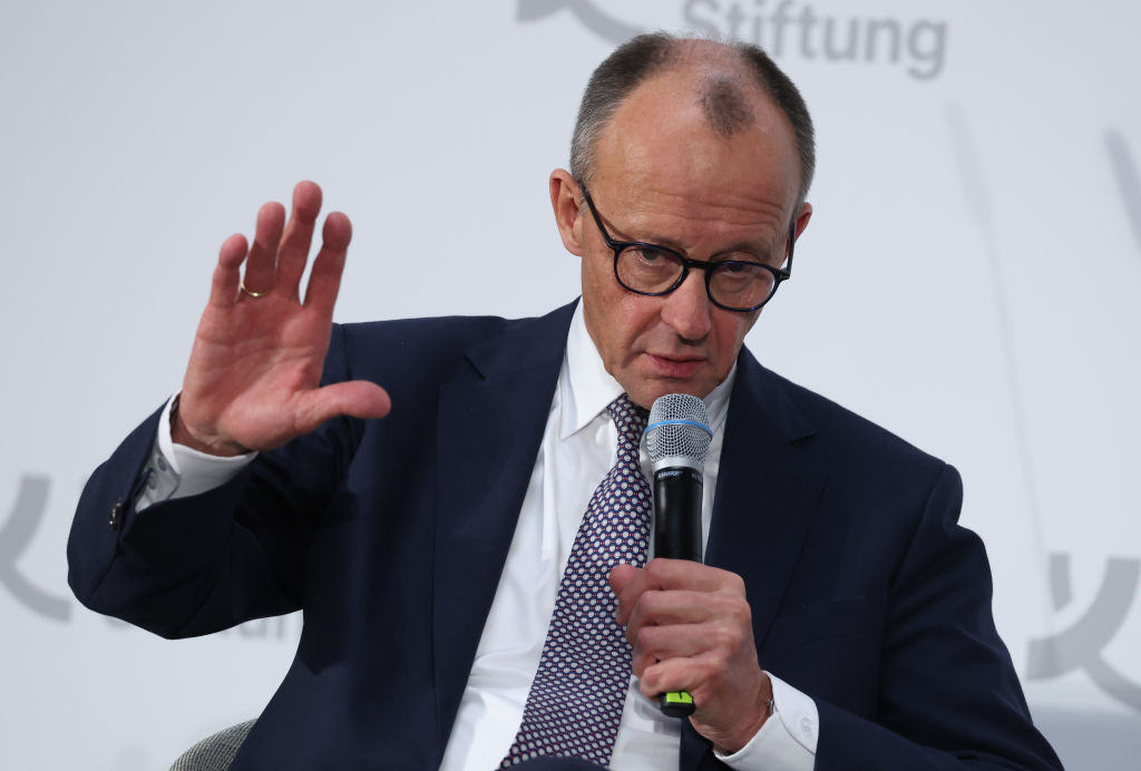 riedrich Merz, chancellor candidate of the German Christian Democrats. (Sean Gallup/Getty Images)