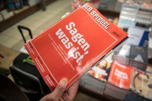 ARCHIVE IMAGE - A major German media outlet has launched an attack article on one of its main rivals over its decision to platform Elon Musk. (Thomas Lohnes/Getty Images)