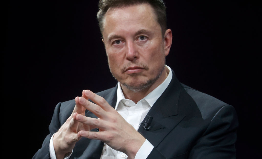 Tech billionaire Elon Musk has become now persona non-grata for many EU leaders. Many European leaders believe that Elon Musk’s involvement in European politics through its online platform X amounts to “foreign interference“.(Photo by Chesnot/Getty Images)