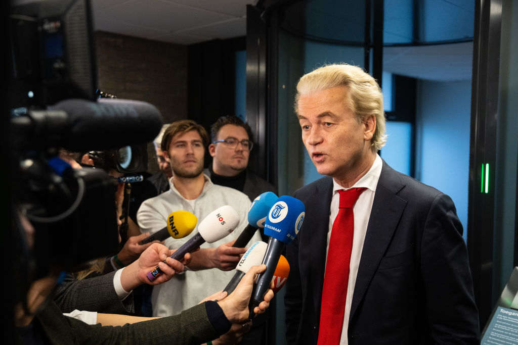 ARCHIVE IMAGE - Dutch political firebrand Geert Wilders has called on the country's government to cut into its spending on the climate and Ukraine to fund local tax cuts. (Photo by Carl Court/Getty Images)