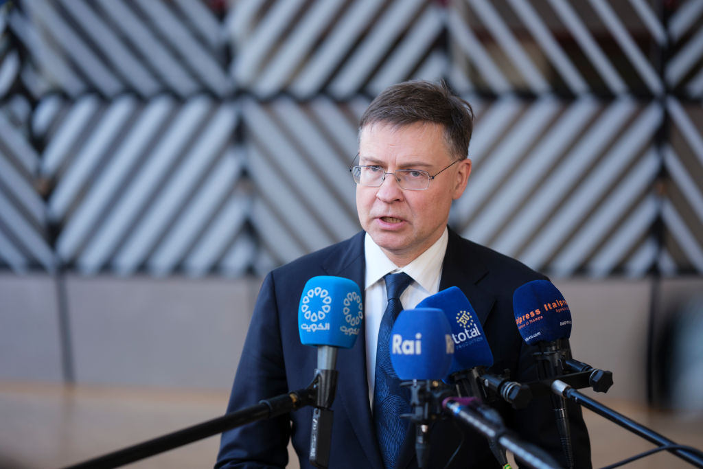 ARCHIVE IMAGE - The European Union appears to be bristling at Donald Trump's decision to pull out of a global OECD deal on corporation tax. (Photo by Thierry Monasse/Getty Images)