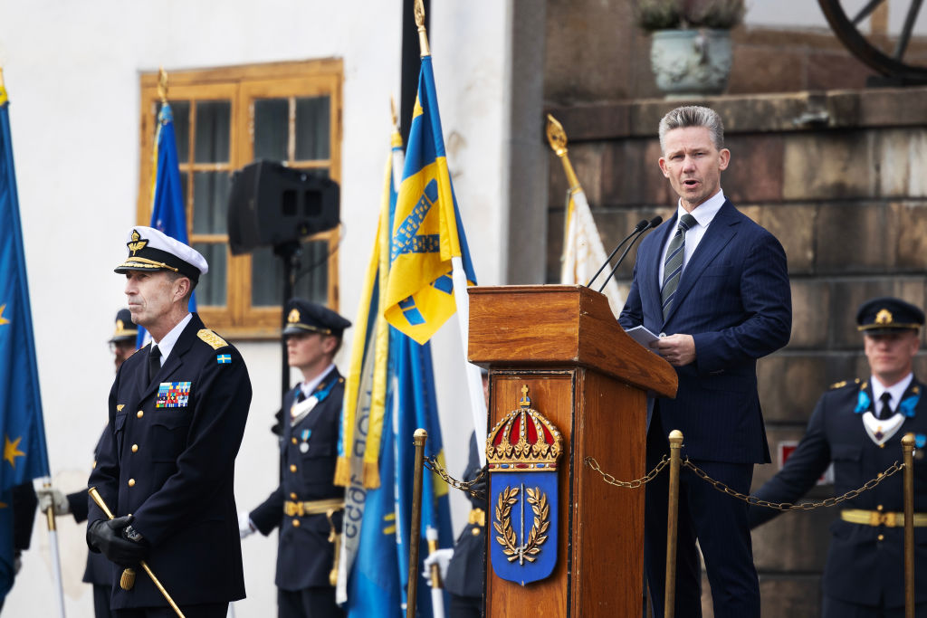 ARCHIVE IMAGE - Sweden has announced it is going to test new "drone swarm" technology amid reports the country is increasing its level of defence integration with the rest of NATO. (Photo by Nils Petter Nilsson/Getty Images)