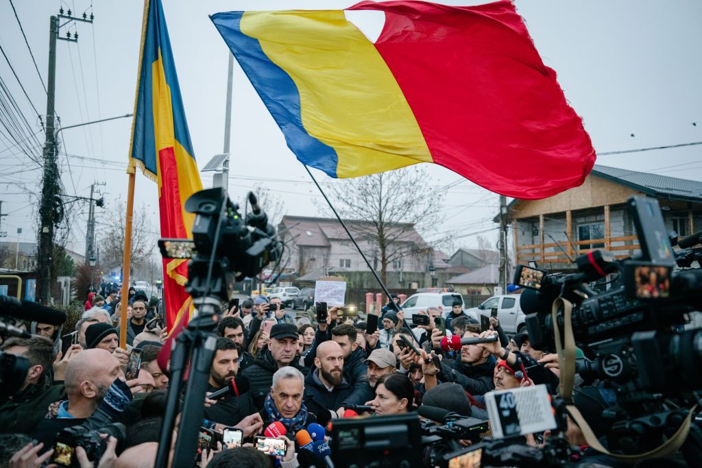 The Venice Commission of the European Council raised concerns about the annulment of Romania's presidential elections, emphasising the consequences of such a decision. (Photo by Andrei Pungovschi/Getty Images)