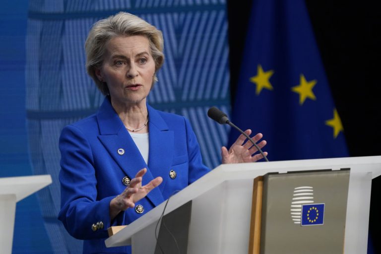 European Commission President Ursula von der Leyen has cancelled several engagements planned for the first two weeks on January after contracting "severe pneumonia", news outlets across the bloc are reporting. (Photo by Pier Marco Tacca/Getty Images)