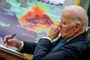 The European Union has blasted the Biden administration's decision to impose export restrictions on high-powered microchips used to power artificial intelligence. (Photo by Andrew Harnik/Getty Images)