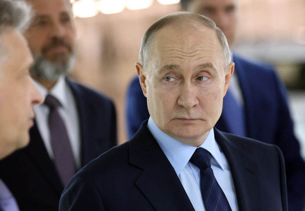 Russian President Vladimir Putin said on Tuesday that Ukraine could find a legal way to hold peace talks with Russia on ending their nearly three-year-old war, but Moscow sees no willingness on Kyiv's part to engage. (Photo by Contributor/Getty Images)