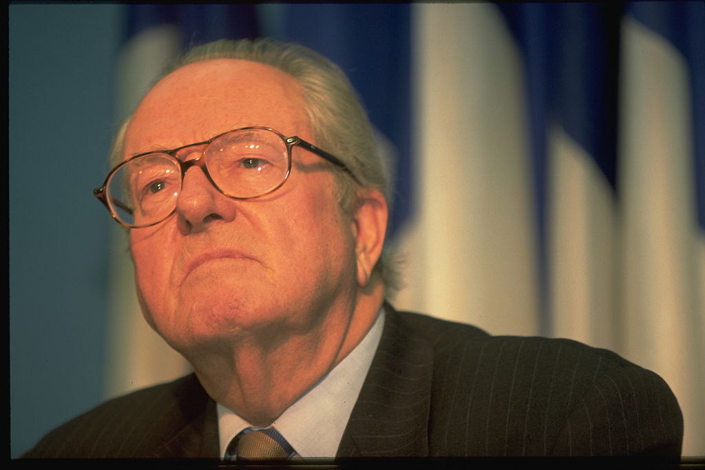 France's Right is in mourning after the death of 'courageous' National Rally founder Jean-Marie Le Pen after his death was confirmed on January 7. (Photo by Antoine GYORI/Sygma via Getty Images)
