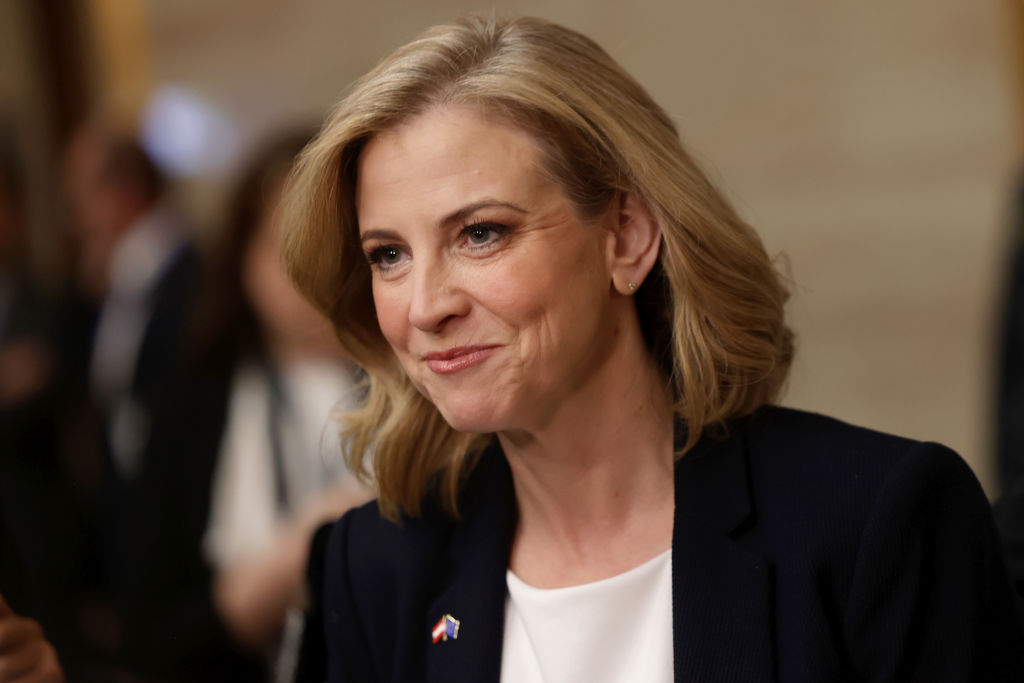 Austria's Neos leader Beate Meinl-Reisinger. (Sean Gallup/Getty Images)