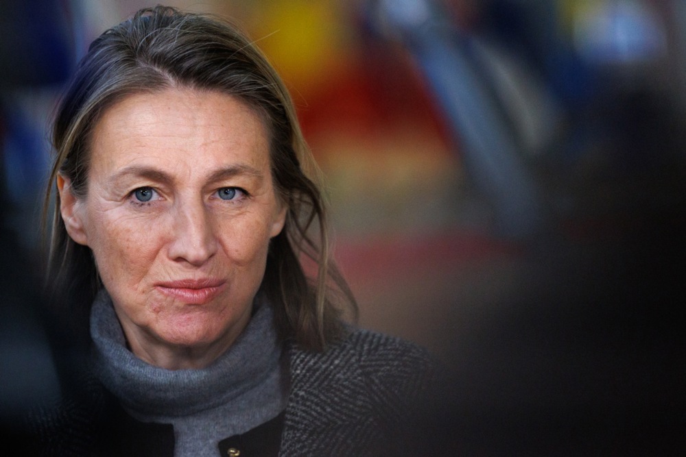 French Labour Minister Astrid Panosyan-Bouvet is urging companies and employees to embrace AI without delay, as President Emmanuel Macron kicks off a major AI summit in the country. EPA-EFE/OLIVIER MATTHYS