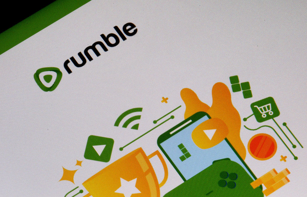 Video-sharing platform Rumble has filed a lawsuit against a Brazilian Supreme Court justice, accusing him of illegal censorship. Tim Murtaugh, Rumble's communications advisor, defends the platform's commitment to free speech and open discourse. (Photo illustration by Chesnot/Getty Images)