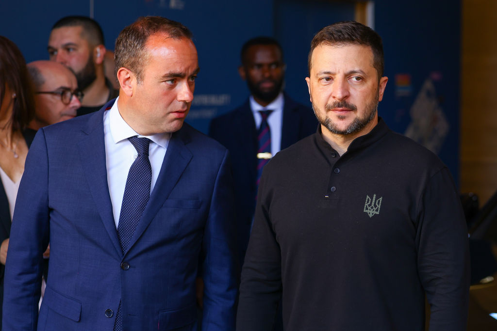 French Defence Minister Sébastien Lecornu has confirmed that Paris is in talks with Ukraine over access to key raw materials, particularly for military use amid growing international race to tap into the country’s vast mineral wealth. (Photo by Marc Piasecki/Getty Images)