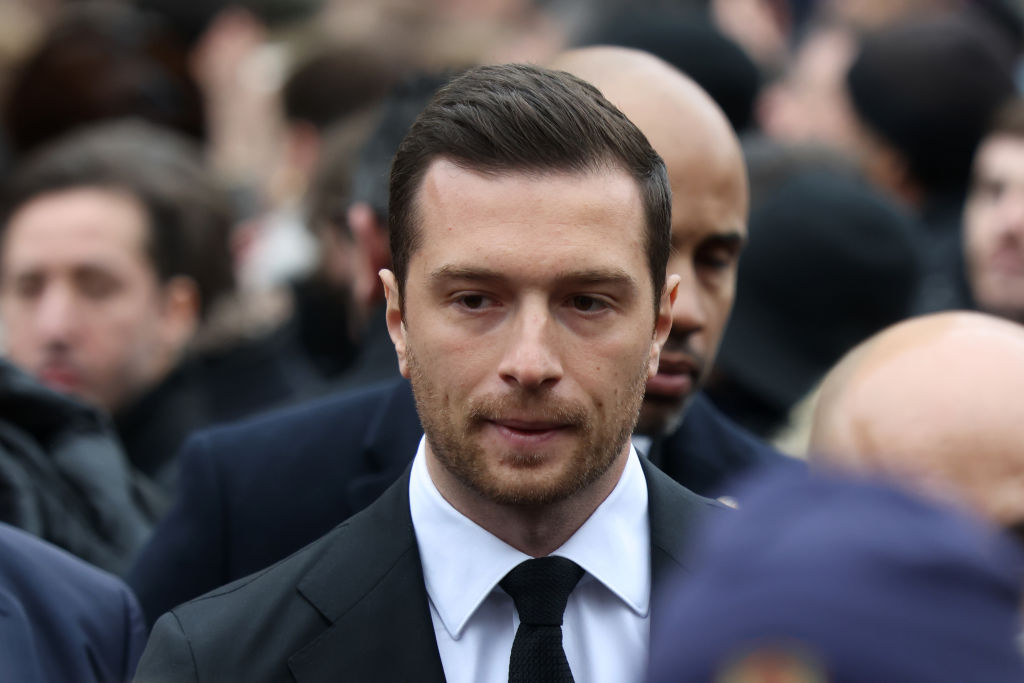President of Rassemblement National and Member of the European Parliament, Jordan Bardella warned that free speech is "under attack" in France and argued that the country should adopt the US model to safeguard it. (Photo by Pierre Suu/Getty Images)