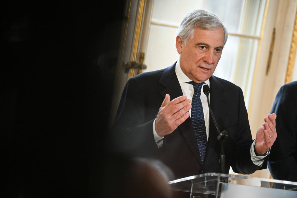 Italian foreign minister Antonio Tajani,. (Omar Marques/Getty Images)