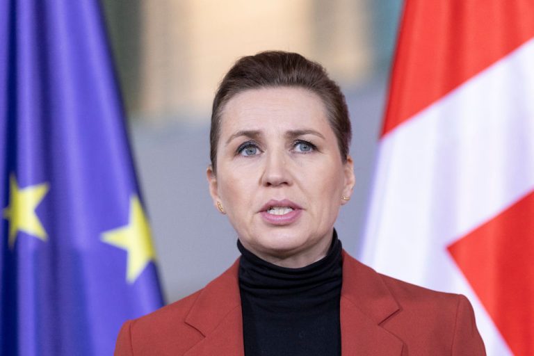 Danish Prime Minister Mette Frederiksen. (Maja Hitij/Getty Images)