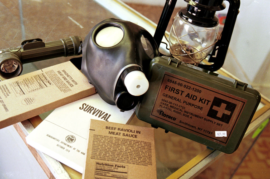 The French government plans to distribute a survival manual to every household. (Photo by Michael Okoniewski/Newsmakers)