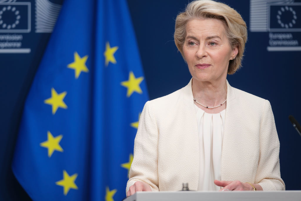  The European Union will impose counter tariffs on €26 billion worth of US goods from next month, the European Commission said on March 13, ramping up a global trade war in response to blanket US tariffs on steel and aluminium. Photo by Thierry Monasse/Getty Images)